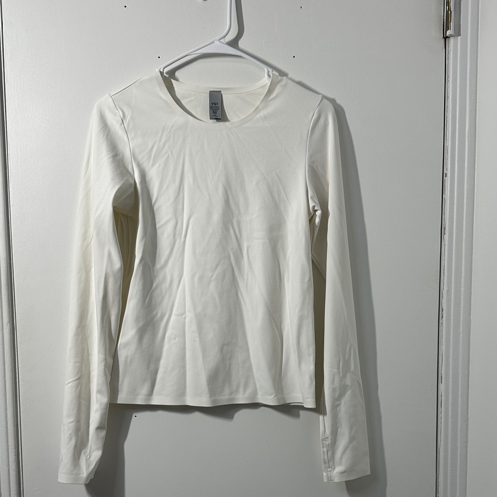 Victoria's Secret Cream Long Sleeve Tee